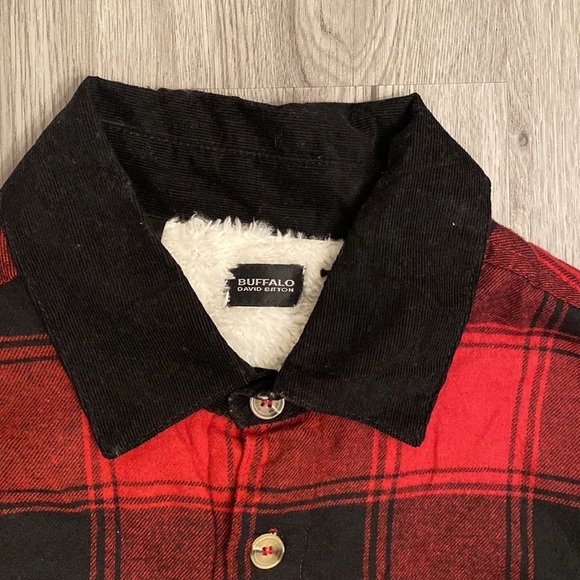 Buffalo David Bitton  Flannel Shirt Sherpa Lined Size S - Picture 4 of 10